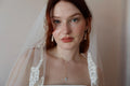 Something Blue Bridal Cremation Opal Keepsake Necklace