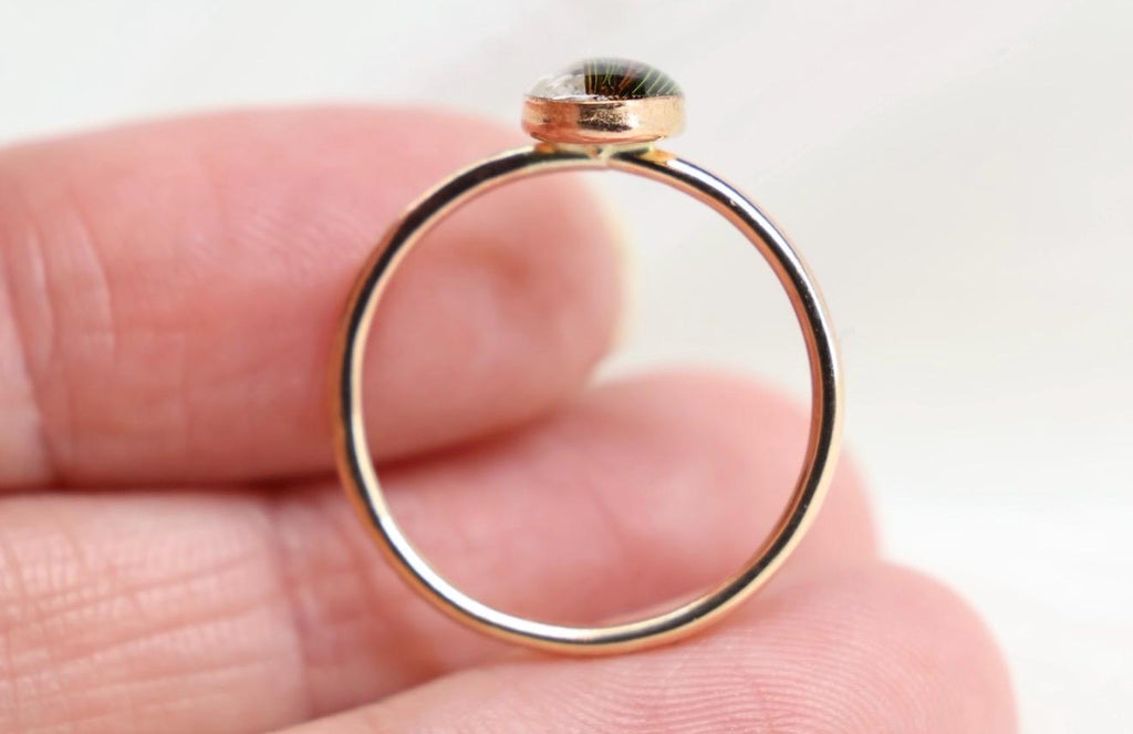 Feather Cremation Ashes Ring, Pet Bird Keepsake, Bird Urn, Bird Memorial Ring