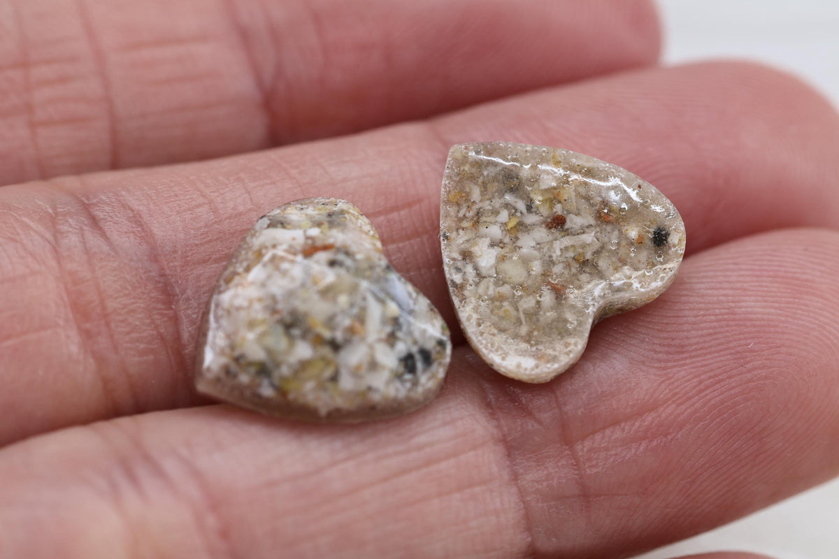 Holding Hearts Keepsake Stones, Ashes Loose Stones, Worry Stones