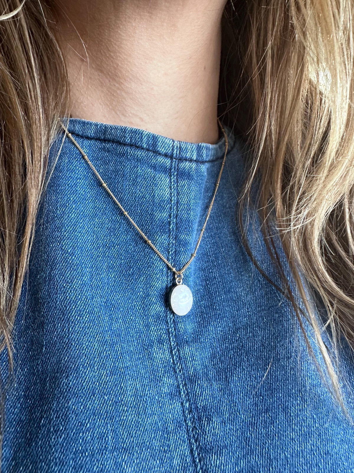 Eternity Opal Cremation Necklace, White Opal Ashes Jewelry