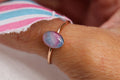 Fabric Keepsake Ring, Baby Blanket or Hat Ring