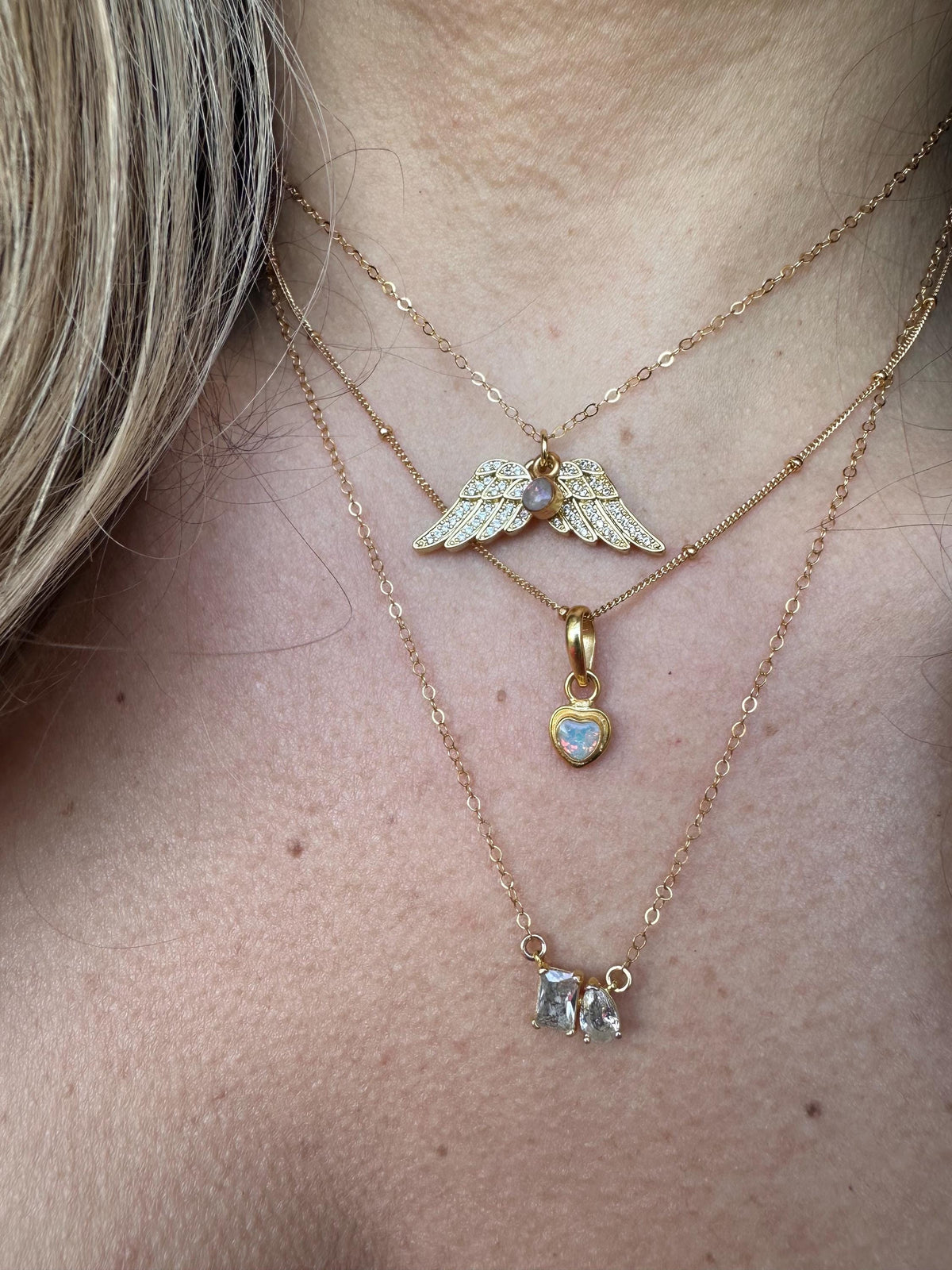 Emerald & Pear Cut Cremation Necklace for Ashes – Birthstone Memorial Jewelry
