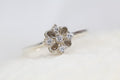 Cremation Petals Keepsake Ring, Vintage Inspired Memorial Jewelry