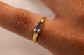East-West Marquise Cremation Ashes Ring