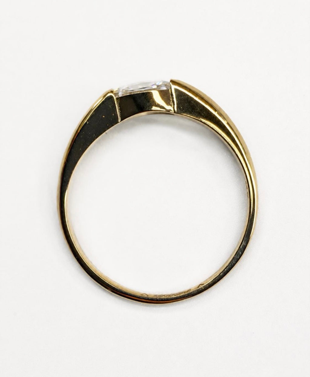East-West Marquise Cremation Ashes Ring