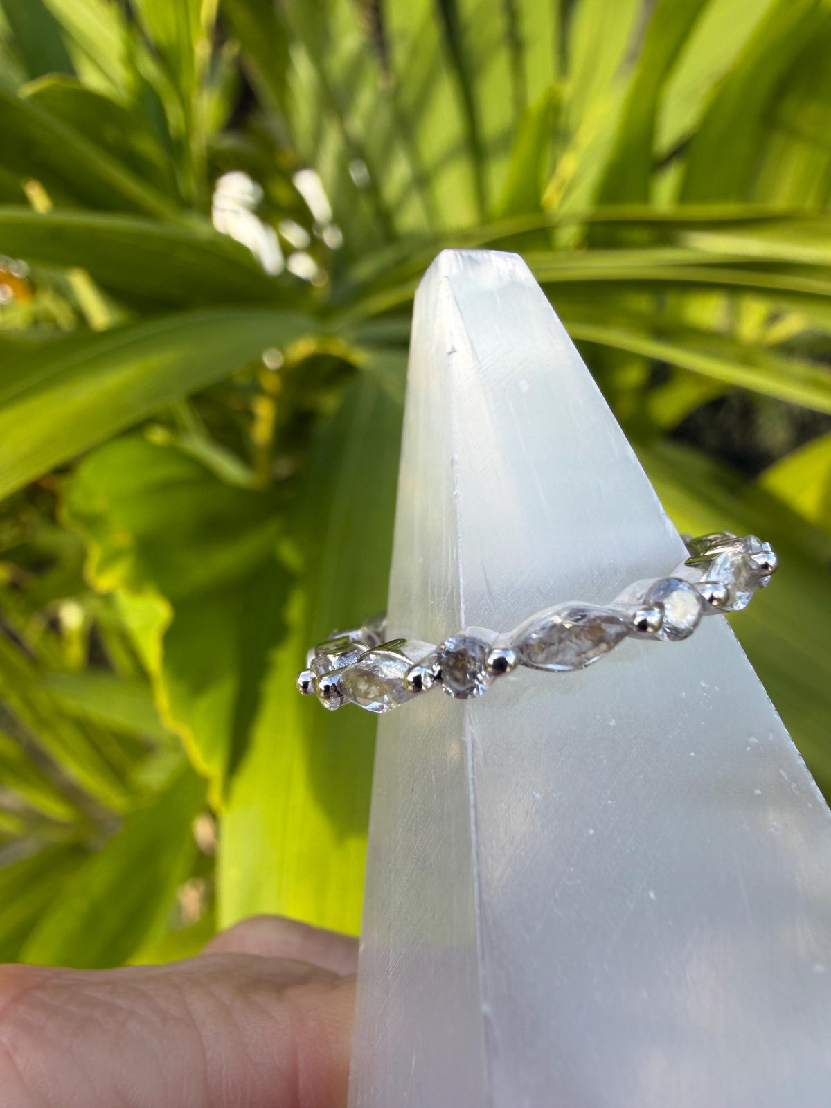 Cremation Eternity CZ Diamond Band for Ashes