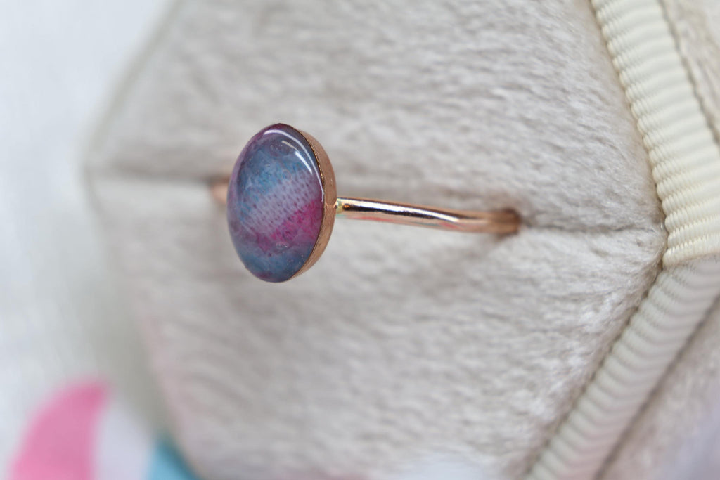 Fabric Keepsake Ring, Baby Blanket or Hat Ring