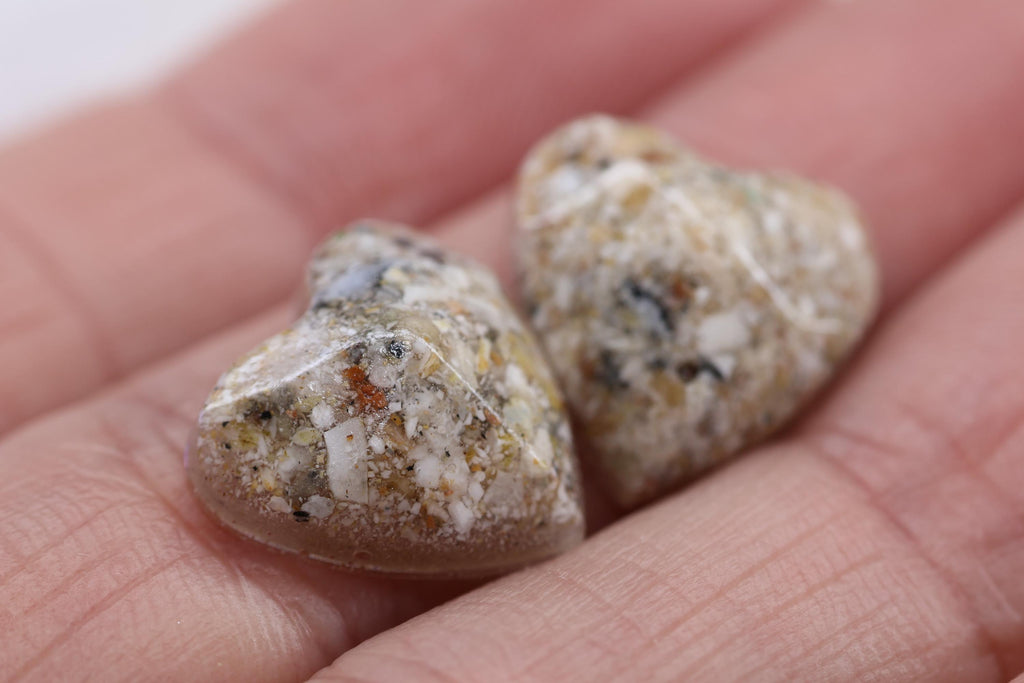 Holding Hearts Keepsake Stones, Ashes Loose Stones, Worry Stones
