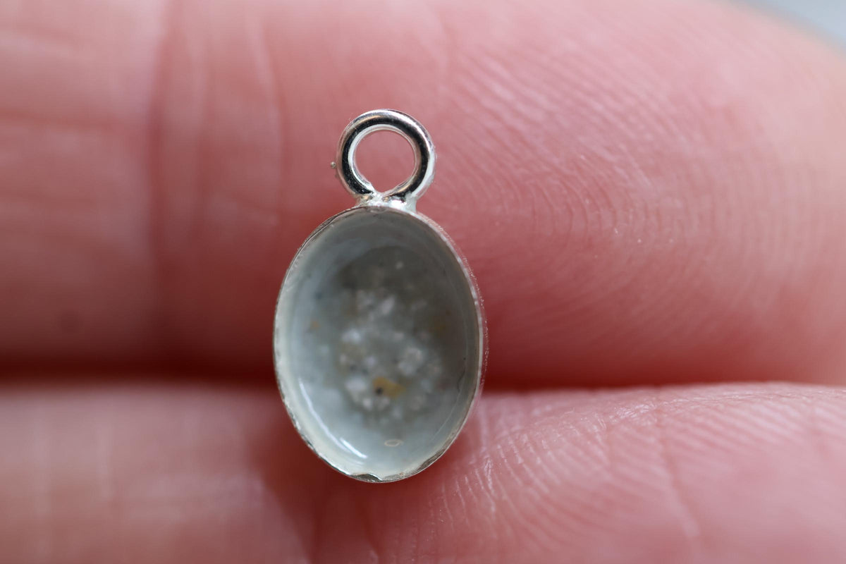 Something Blue Bridal Cremation Opal Keepsake Necklace